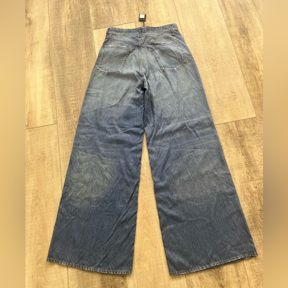 RAG & BONE NWT $325 blue jeans Liquid Miramar Sofie Wide Leg in Taylors size 27 - Picture 5 of 10